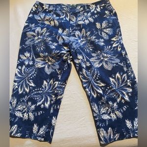 Ralph Lauren Cropped Floral Pants